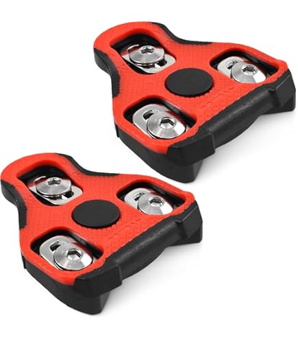 Amazon.com : Look Keo Grip Road Bicycle Cleats (Red - 9 Degree